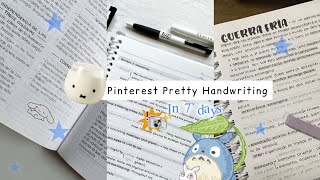 How to Get Pinterest Pretty Handwriting in 7 Days ✍️ | Handwriting Makeover