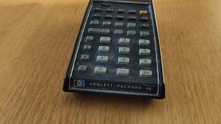 The HP45 Calculator  working again