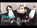 DIY- RECICLE SEMPRE ! Como Fazer  Pinguins de Cimento e Rejunte