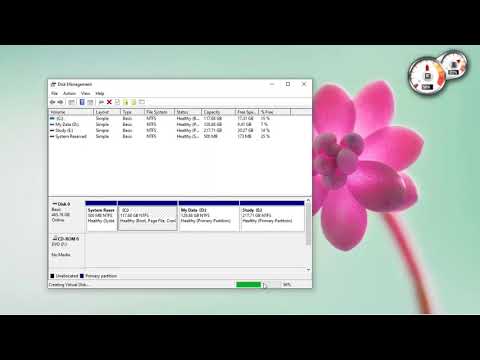 How to create a virtual hard disk in windows | VHD | Increase the number of partitions | 2021