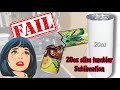 20oz Tumbler sublimation / First try