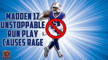 MADDEN 17 UNSTOPPABLE RUN PLAY | MAKE YOUR OPPONENT RAGE QUIT | CRAZY GAMEPLAY BEARS VS BILLS