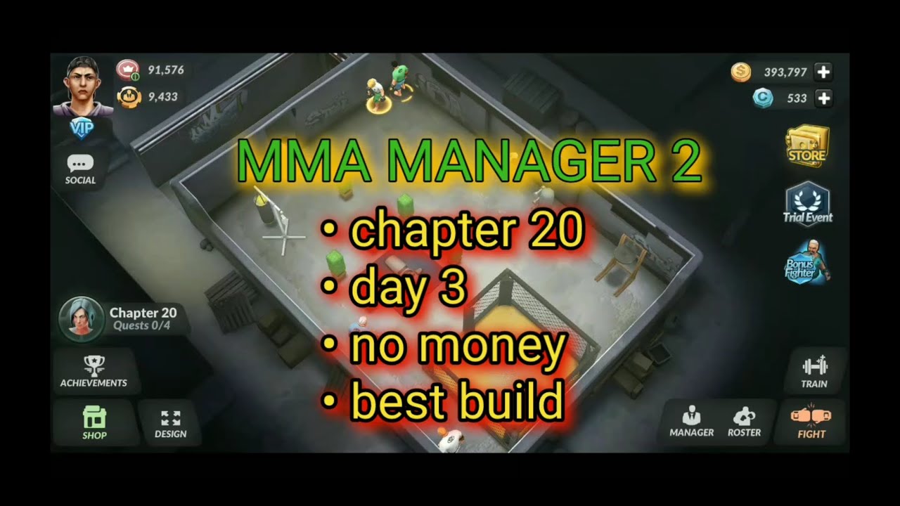 Mma manager 2 chapter 20 clear chapter 20 day 3 best fighter