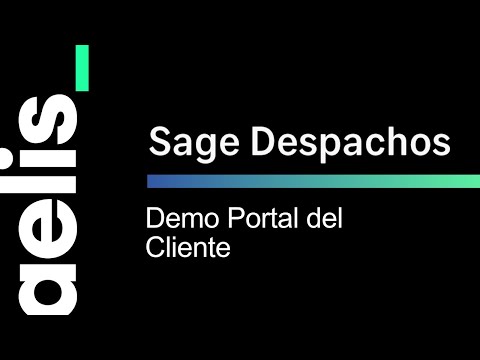 SAGE DESPACHOS CONNECTED - Portal del Cliente