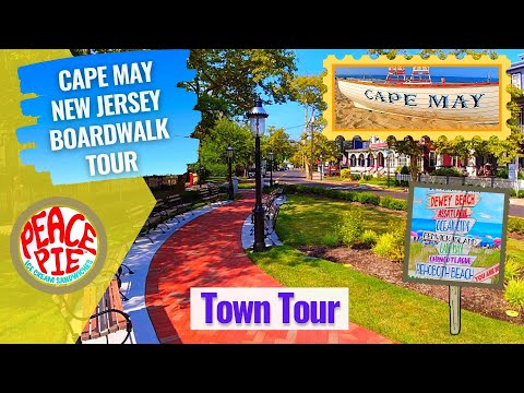 Cape May New Jersey Boardwalk - Promenade Virtual Tour - Best Things To See And Do In Cape May