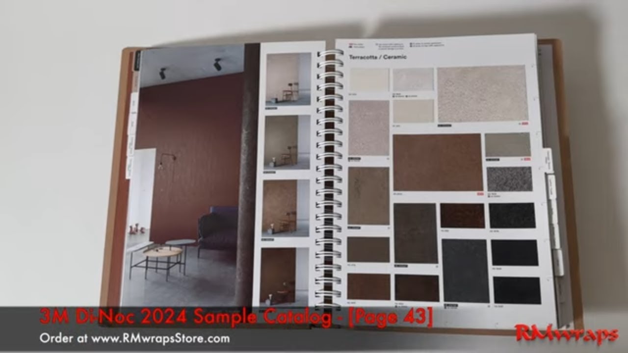 3M DI-NOC Abstact Terracotta FA-592 Architectural Film