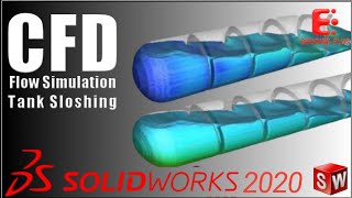 The best CFD Tank Sloshing with SolidWorks Flow Simulation