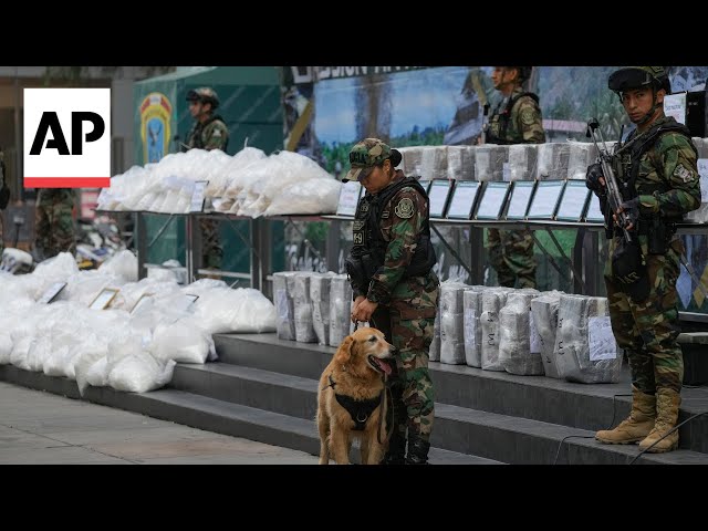 Peru authorities seize more than a ton of cocaine