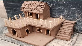 mini house miniature clay house diy mini house mati ka mini house kese banaye @mushiclaycreation