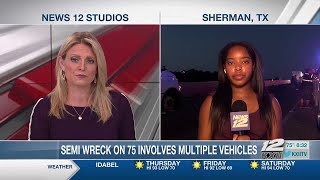 US 75 Critical Crash - Two dead from five-vehicle crash