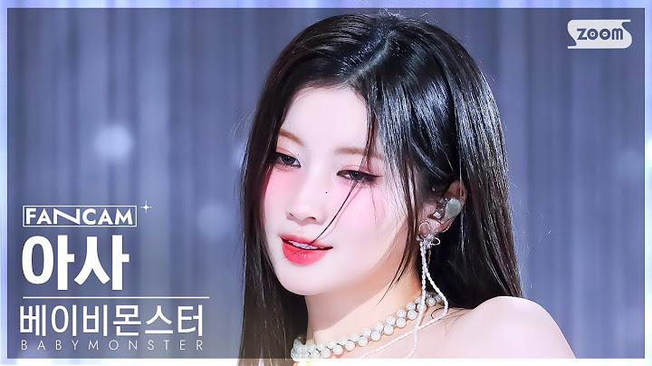 [안방1열 직캠4K] 베이비몬스터 아사 'FOREVER' (BABYMONSTER ASA FanCam) @SBS Inkigayo 240707