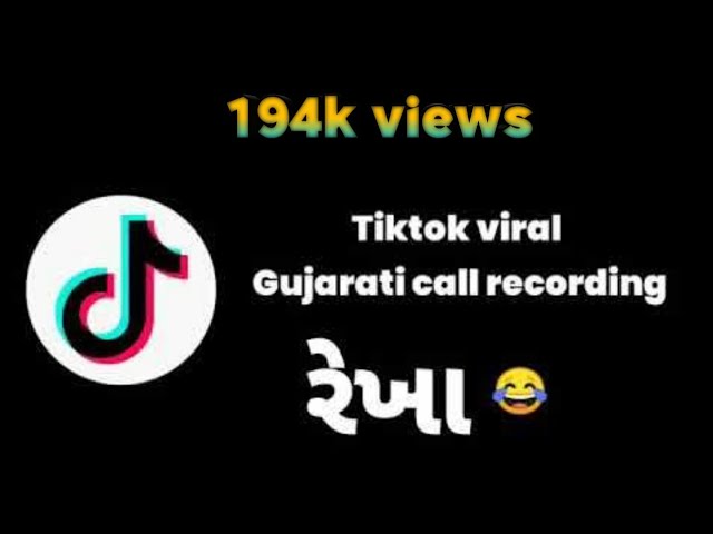 ||😂Rekha tik tok viral Full call recording||halko ||Gujarati Banaskodiyo😭😭|| class=