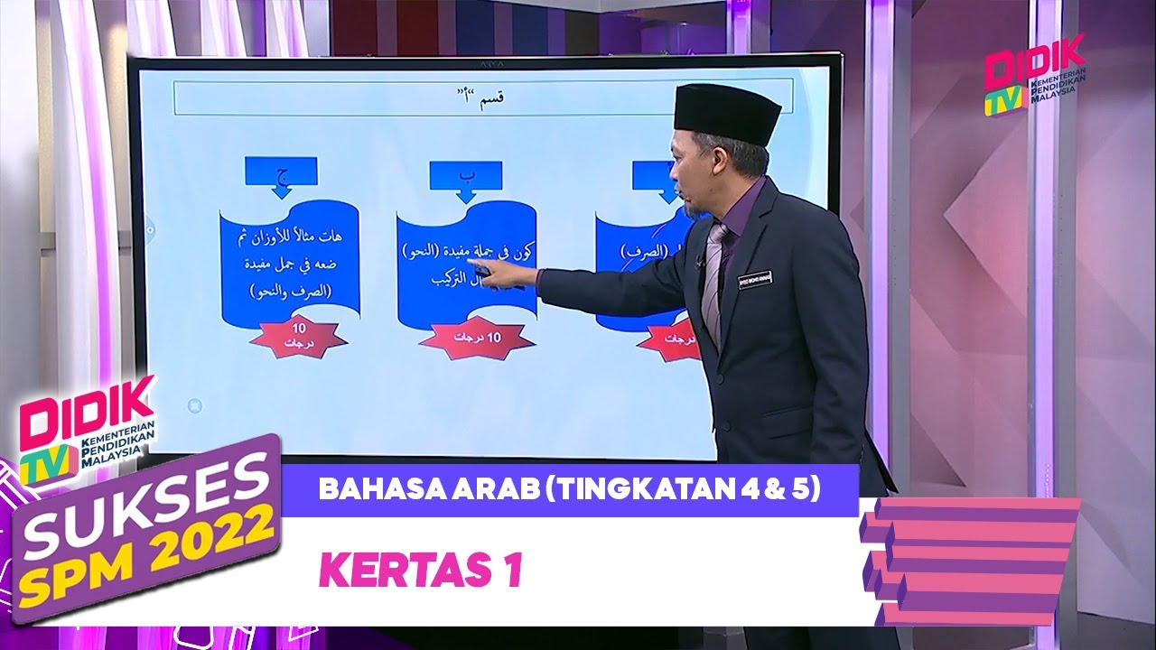 Sukses SPM (2022) | Bahasa Arab (Tingkatan 5 & 4): Kertas 1