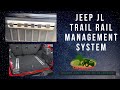 Jeep trail rail management system for wrangler rubicon 2021