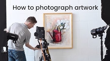 How to photograph artwork