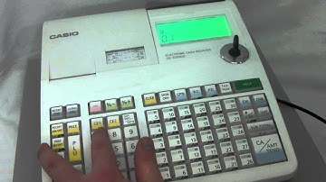 Casio SE-S2000 / SE-S300 Programming Currency Symbol to £