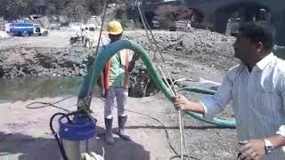 Dewatering By Raajgad Techno Services, For Pune Metro.