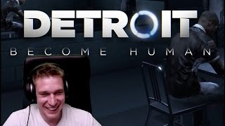 Ресторатор играет в Detroit: Become Human