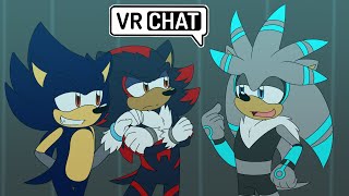 Bad Sonic and Bad Shadow Meet Bad Silver On VRChat