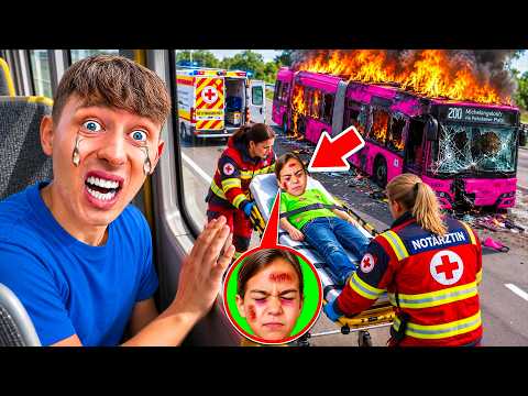 LITTLE BOY LEONTIN was in a BAD BUS ACCIDENT! 😱