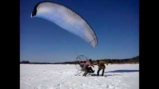 Paramotor engine HPR180 from Zero Gravity on trike 1