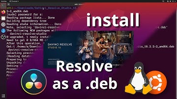 quick tip: Install Davinci Resolve 16 on Ubuntu 20.04 as a .deb (Nvidia GPU only)