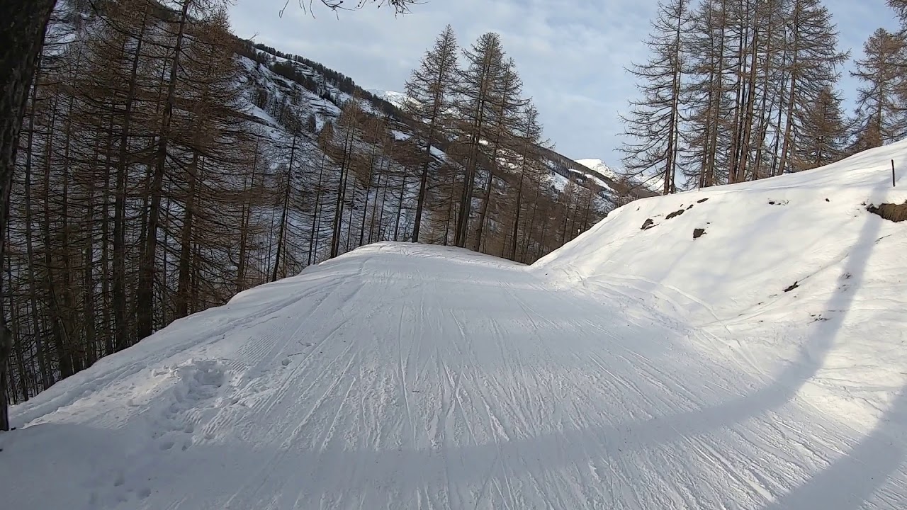 Vialattea: Pista Pattemouche Sestriere rientro Pragelato