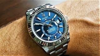 Rolex Sky-Dweller Steel Blue dial 326934-0003 review 42mm