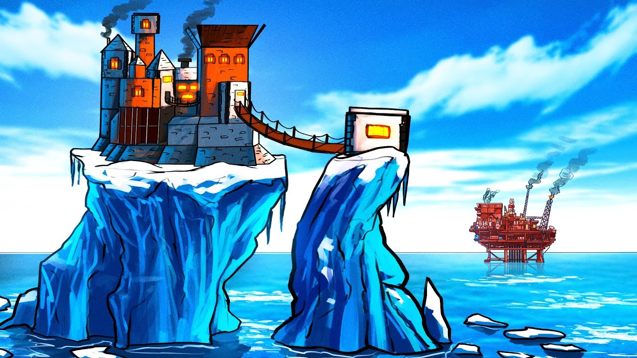 Living on the Greatest ICEBERG on a 1000 pop Server - Rust - YouTube