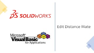 Solidworks VBA Macro – Edit Distance Mate screenshot 5