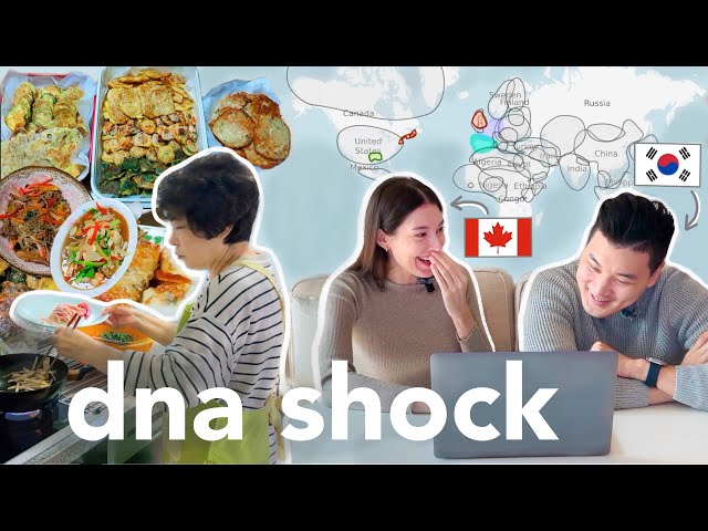 We’re WHAT?! 🧬 DNA Test Results of Korean Canadian Couple 🇰🇷🇨🇦 MIL Cooking Holiday Food class=