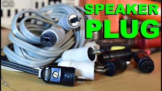 2 Pin DIN Speaker Plug Connector - Disassembly #old #speaker #cables