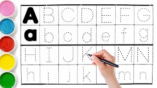 🌈 Learn Uppercase & Lowercase A to Z Alphabet 💖|🌟 Tracing & Writing for Kids ✨ | Preschool Learning🎨