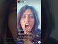 Varli yelling at fans in her live