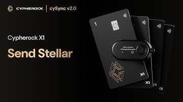 How to Send Stellar Coin Using the Cypherock X1 Hardware Wallet?