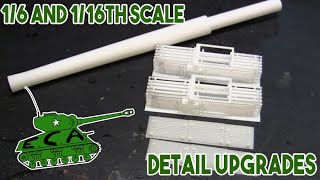 new ECA 1/6th scale and 1/16th scale detail parts