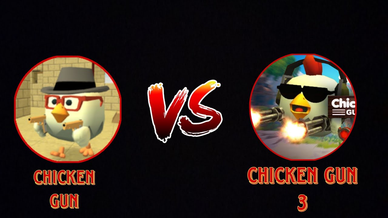 Chicken gun Vs Chicken Gun 3🤪 YouTube