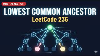 Lowest Common Ancestor of a Binary Tree | LeetCode 236 | Tree Recursion Explained | Meta Most Asked
