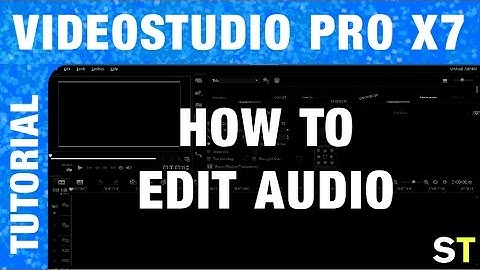 Corel VideoStudio Pro X7 - How to Edit Audio Tutorial
