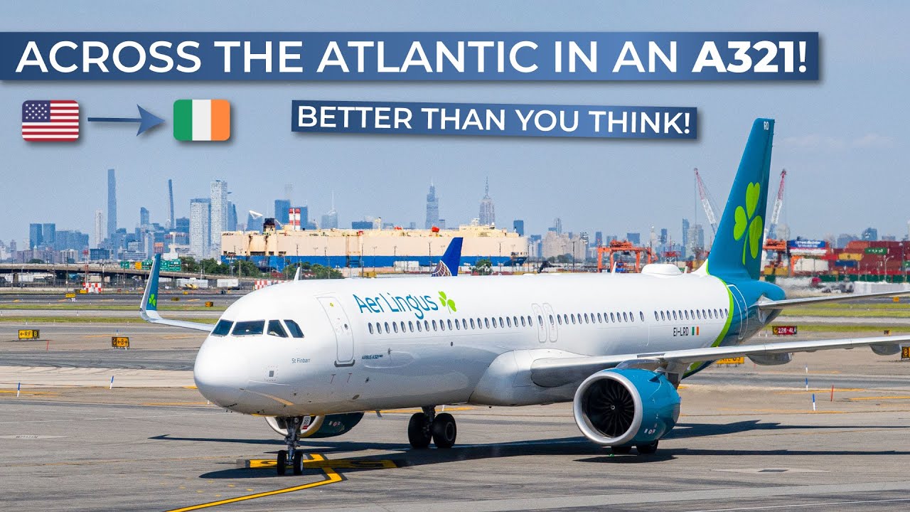 TRIPREPORT Aer Lingus ECONOMY Airbus A321LR Newark Dublin TRIPREPORT Aer Lingus ECONOMY Airbus A321LR Newark Dublin