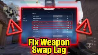 Fix Chamber Headhunter Weapon Swap Lag and OP shot delay in Valorant