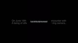 Client interview on “GREY ALIEN” caught on ring camera, FULL VIDEO ON PAGE.