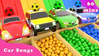 Ice Cream Song & Old MacDonald Had A Farm| Cars Color And Balls Color| Children's Song