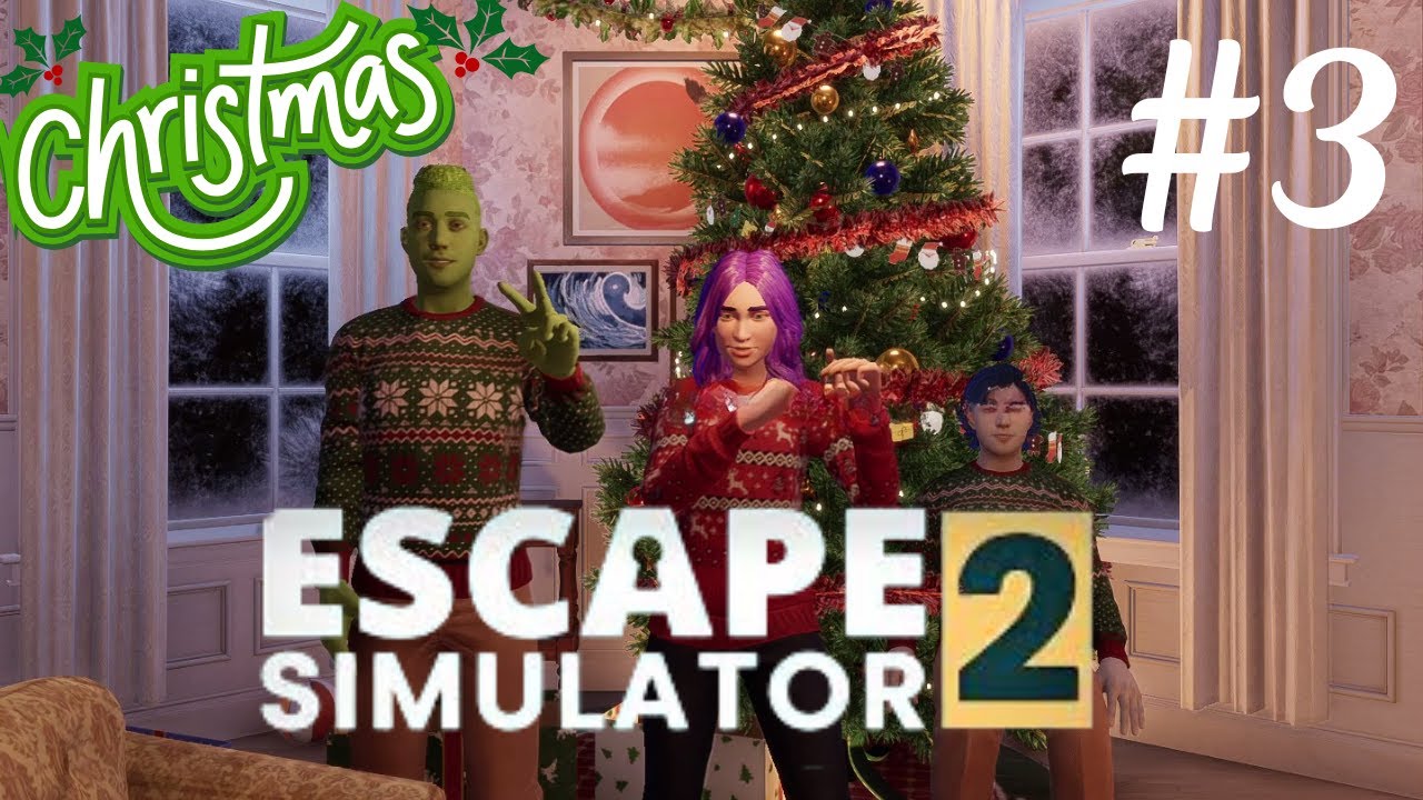 Can we set Christmas Dinner up in time 🎄 ....  Escape Simulator 2 ep 3 Ft Mathyno and EmeraldRanger