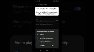 Samsung's legacy video seekbar | ONE UI 6 Update on Gallery Labs