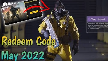 Codm Redeem Code 2022 | Redeem Code Codm May 2022 | Today Redeem Code Codm | New Redeem Code Codm
