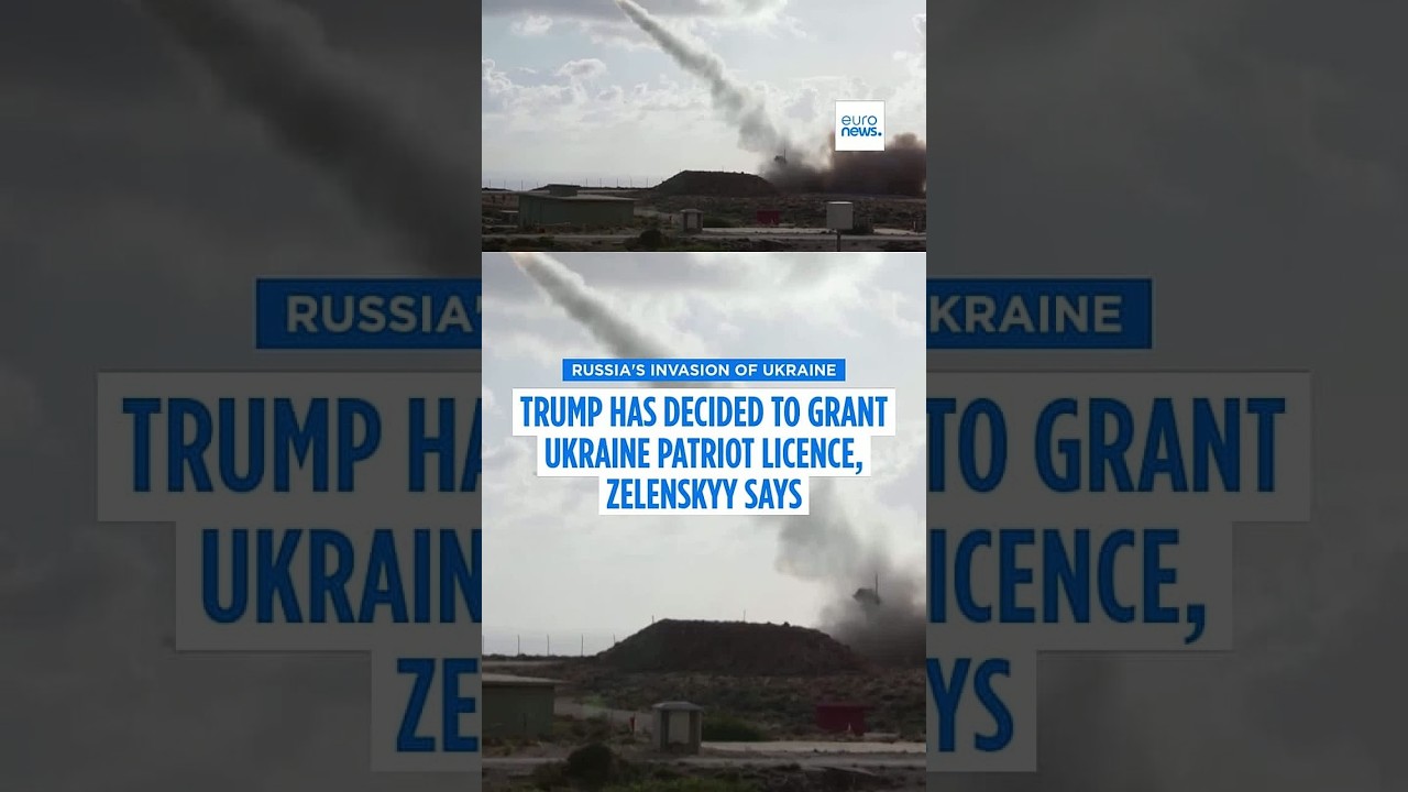 Trump makes 'final decision' to grant Ukraine Patriot licence, Zelenskyy says