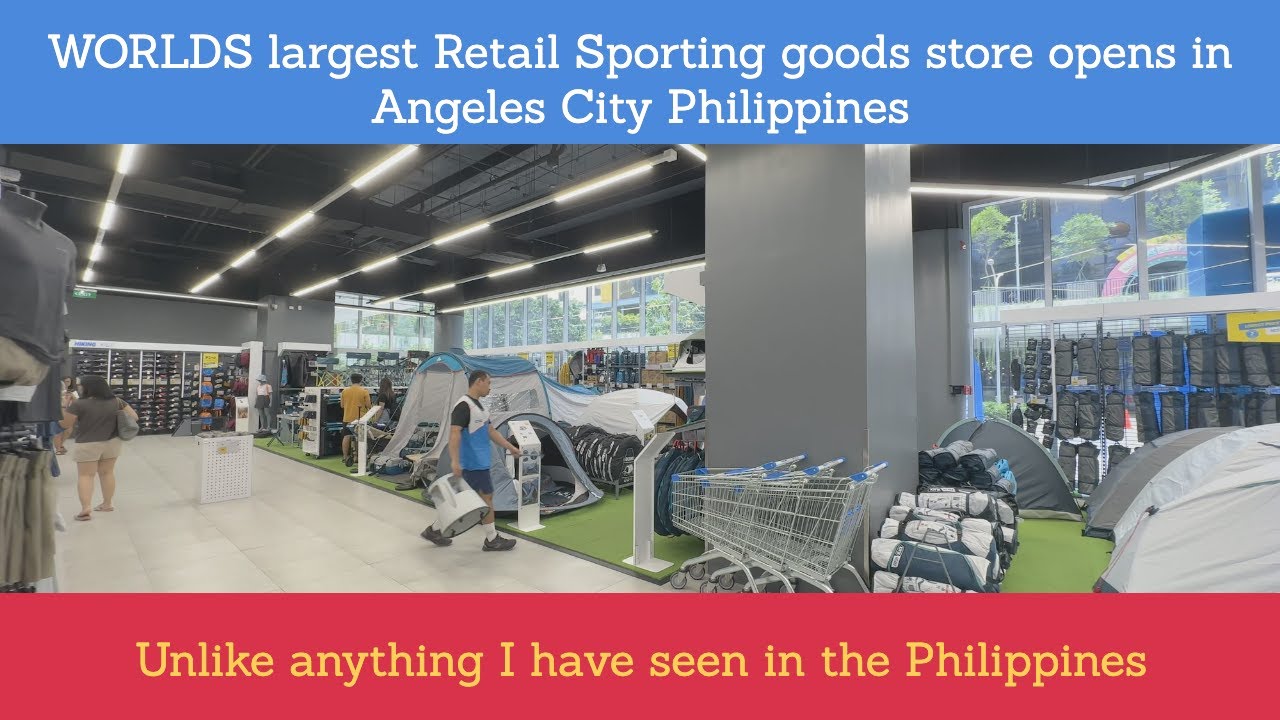 World Largest Sporting Goods Retailer opens on Angeles City , Philippines YouTube