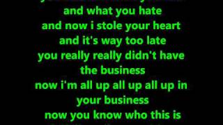 mohombi in your head lyrics on screen