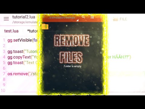 Remove Files using Game Guardian Script (Tutorial)